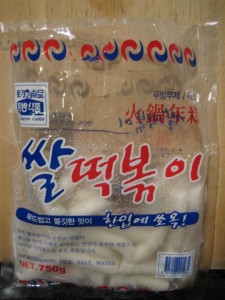 Korean rice cakes
