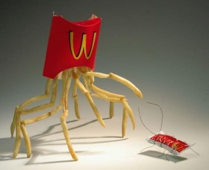 McDonalds crab and cockroach