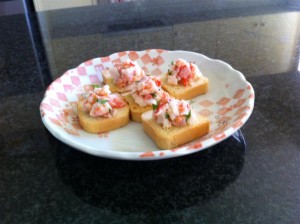 Seafood hors d'ouvre