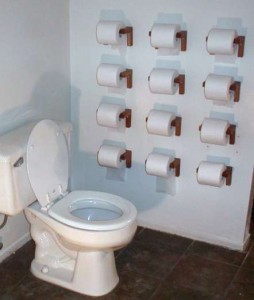 Multi-toilet paper roll dispenser