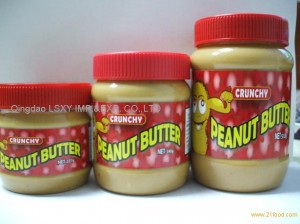 Various peanut butter jar sizes